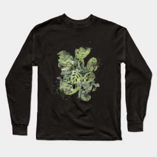 Prayer Plant- Abstract Art Long Sleeve T-Shirt